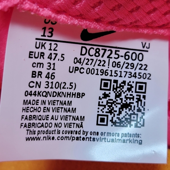 Nike Zoom Rival Distance Track & Field Men's Size 13 Shoes DC8725-600 Pink New - Picture 4 of 10